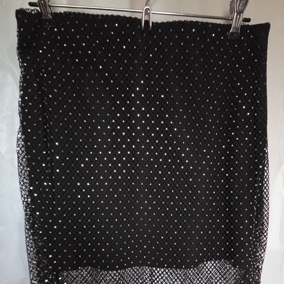 Sincerely Jules Black Textured Pencil Mini Skirt - Picture 3 of 7
